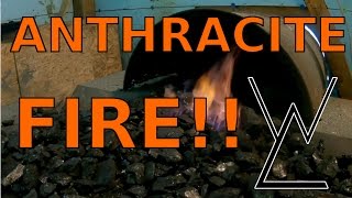 Real time video of lighting anthracite coal [upl. by Lekcim]