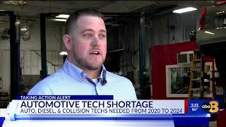 Auto repair shop prepares for the worst as nationwide shortage of automotive technicians continues [upl. by Shae]