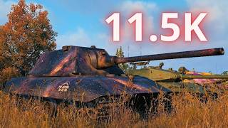 World of Tanks E 100 115K Damage 7 kills amp T110E5 85K Damage 6 Kills amp IS4 amp Maus [upl. by Yldarb]