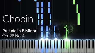 Prelude in E Minor Op 28 No 4  Chopin Piano Tutorial [upl. by Aneelahs]