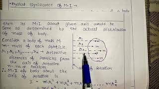 Moment of Inertia and Radius of Gyration  Physical Meaning of Moment of Inertia [upl. by Cyndie]