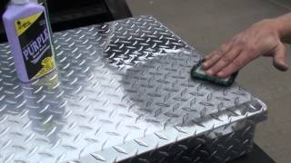 How to Polish Diamond Plate the Easy Way by Hand 2 [upl. by Neiman]