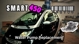 Smart Fortwo 450 Water pump Replacement without lowering engine [upl. by Allehc961]