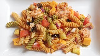 How To Make The Best Zesty Pasta Salad [upl. by Trefler364]