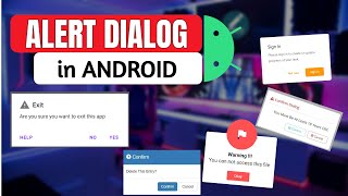 AlertDialog in Android [upl. by Aseiram]