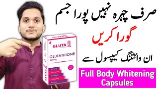 Gluta One capsule  Full Body Whitening with Whitening Capsules  Glutathione skin whitening [upl. by Hengel]