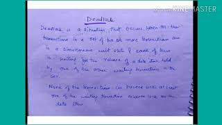 Deadlock in concurrent execution of transactions  lecture171 DBMS [upl. by Aneleairam310]