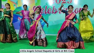 Little Angels School Bapatla Sports Day Celebrations 2023  8th Class Girls [upl. by Neeruam586]