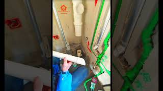 how to prevent water leakage on the second floorplumbinglekesolutionpvcplumbing [upl. by Nady]