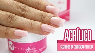 UNHAS DE ACRÍLICO COMO VOCÊ NUNCA VIU [upl. by Nerral]