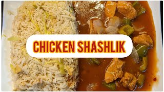 Restaurant style chicken shashlik with gravyeasy recipe by zaiqamagicvlogs [upl. by Anatniuq395]