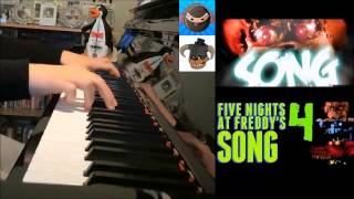 FNAF 4  quotFive Nights at Freddys 4 SONGquot  TryHardNinjaSmike Advanced Piano Cover [upl. by Ziza]