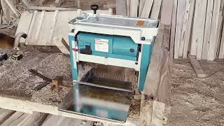 Watch the demo of the Makita 12 thickness planer 2012NB and learn how to use it I Akie The Carpenter [upl. by Joshuah]