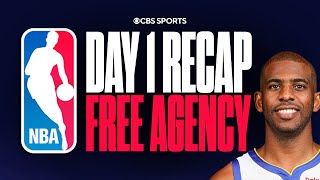 NBA FREE AGENCY DAY 1 RECAP Chris Paul heads to Texas  CBS Sports [upl. by Asit210]