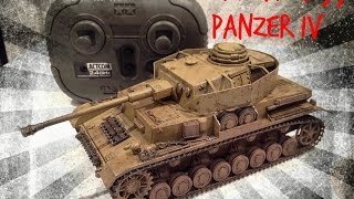 Tamiya 135 Panzer IV RC Tank Reveal amp Test Drive [upl. by Ezar]