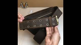 Crazy Horse Genuine Leather Waist Bag [upl. by Hteazile]