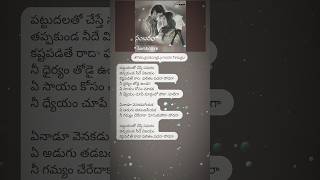 Pattudhalatho Chesthe Song Lyrics In Telugu Sambaram TeluguSongLyricsInTelugu [upl. by Eitsim]