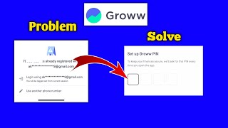 Groww Already Registration With Problem  Groww Login Problem [upl. by Nadabus]