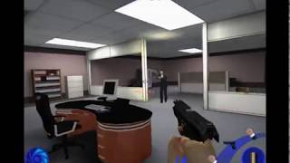 Nightfire PC Multiplayer 4 Office Deathmatch [upl. by Innad947]