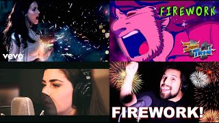 Katy Perry  Firework ft Jontron Genevieve Leclerc Rebecca FisetCôté amp Caleb Hyles  Mashup 20 [upl. by Novyak]