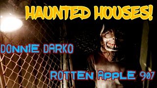 DONNIE DARKO Theme Halloween HAUNTED HOUSE amp ROTTEN APPLE 907 [upl. by Raf]