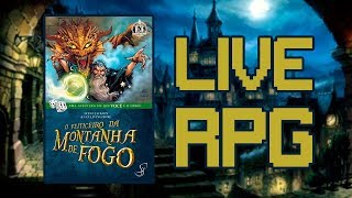 LIVE de RPG  O Feiticeiro da Montanha de Fogo  Livro Jogo  Game Over [upl. by Aynatahs]