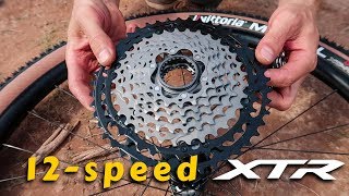 NEW Shimano 12 speed XTR  FIRST LOOK [upl. by Netsirhc]