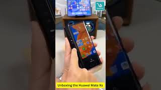 Unboxing the Huawei Mate Xs The Ultimate Foldable Smartphone Experience shorts Aponhut [upl. by Margetts916]