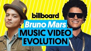 Bruno Mars Music Video Evolution Nothin On You to Finesse  Billboard [upl. by Atiram]