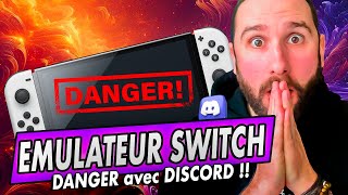 Emulateur Nintendo SWITCH  DANGER avec DISCORD 🔥⚠️ [upl. by Opiuuk]