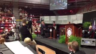 Sons surprise mother at GWU graduation [upl. by Llenral]