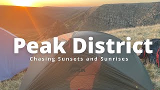 Wild Camping UK in the Peak District I Alport Castles [upl. by Eiruam]