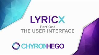 LyricX  Tutorial 2017  User Interface [upl. by Odlareg280]