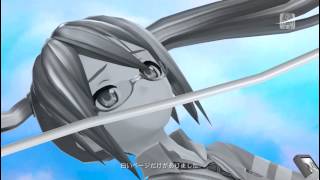 【初音ミク】モノクロ∞ブルースカイ【Project DIVA F】追加演出 [upl. by Lil173]