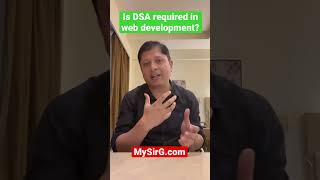 Is DSA required in web development [upl. by Norrad]