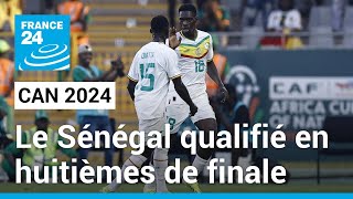 CAN 2024  Le Sénégal qualifié pour les huitièmes de finale • FRANCE 24 [upl. by Pump]