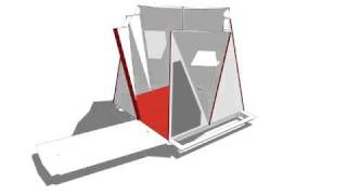 FoldFlatShelter  Design Adrian Lippmann [upl. by Yusem]