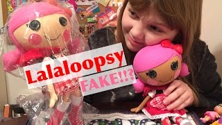 Fake Lalaloopsy Doll Comparison  Bootleg Vs Real Scarlet Riding Hood [upl. by Nosoj984]