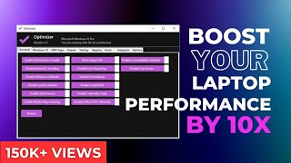 Optimizer for Windows 1011  ULTIMATE OPTIMIZATION [upl. by Monteith868]