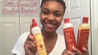 PRODUCT REVIEW Creme Of Nature with Argan Oil Products [upl. by Lander]