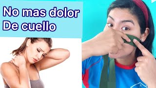 Como aliviar el dolor de cuello por dormir mal 🕴 👈 👀 [upl. by Eram497]