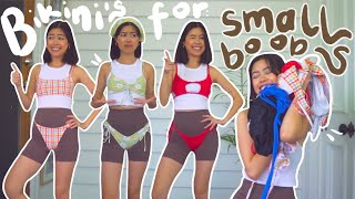 BESTMOST FLATTERING BIKINI TOPS FOR SMALL CHESTED GIRLS  what to wear for A or AA Cup 👀 [upl. by Stoll]