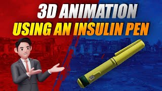 3d Animation Insulin Pen [upl. by Lamrert]