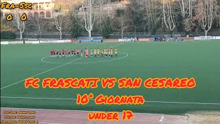 Inferno andata e ritorno  10°Giornata  FC Frascati VS Sporting San Cesareo [upl. by Fowler749]