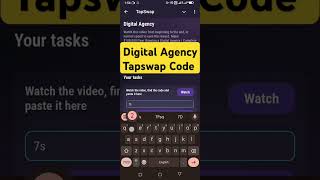 Digital Agency Tapswap Code [upl. by Ragnar577]