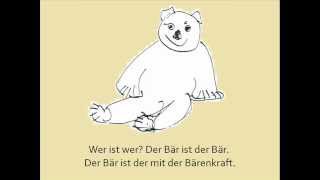 Kunterbunte Kinderlieder  Das Bärenlied mit Text [upl. by Atir963]