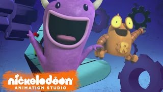 quotRobot and Monsterquot Theme Song HD  Episode Opening Credits  Nick Animation [upl. by Particia]