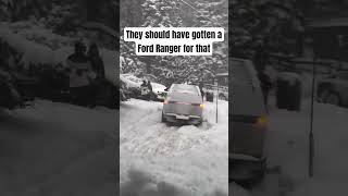 Tesla Cybertruck FAIL 😳  Snow Edition [upl. by Royden809]