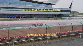 F1 Oracle Red Bull Racing RB20 Filming Day At Silverstone Max Verstappen And Sergio Perez [upl. by Bourke]