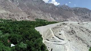 Aerial flight over the mountains of Hunza valley Gilgit Baltistan Pakistan JackAynsleyTravel [upl. by Charie]